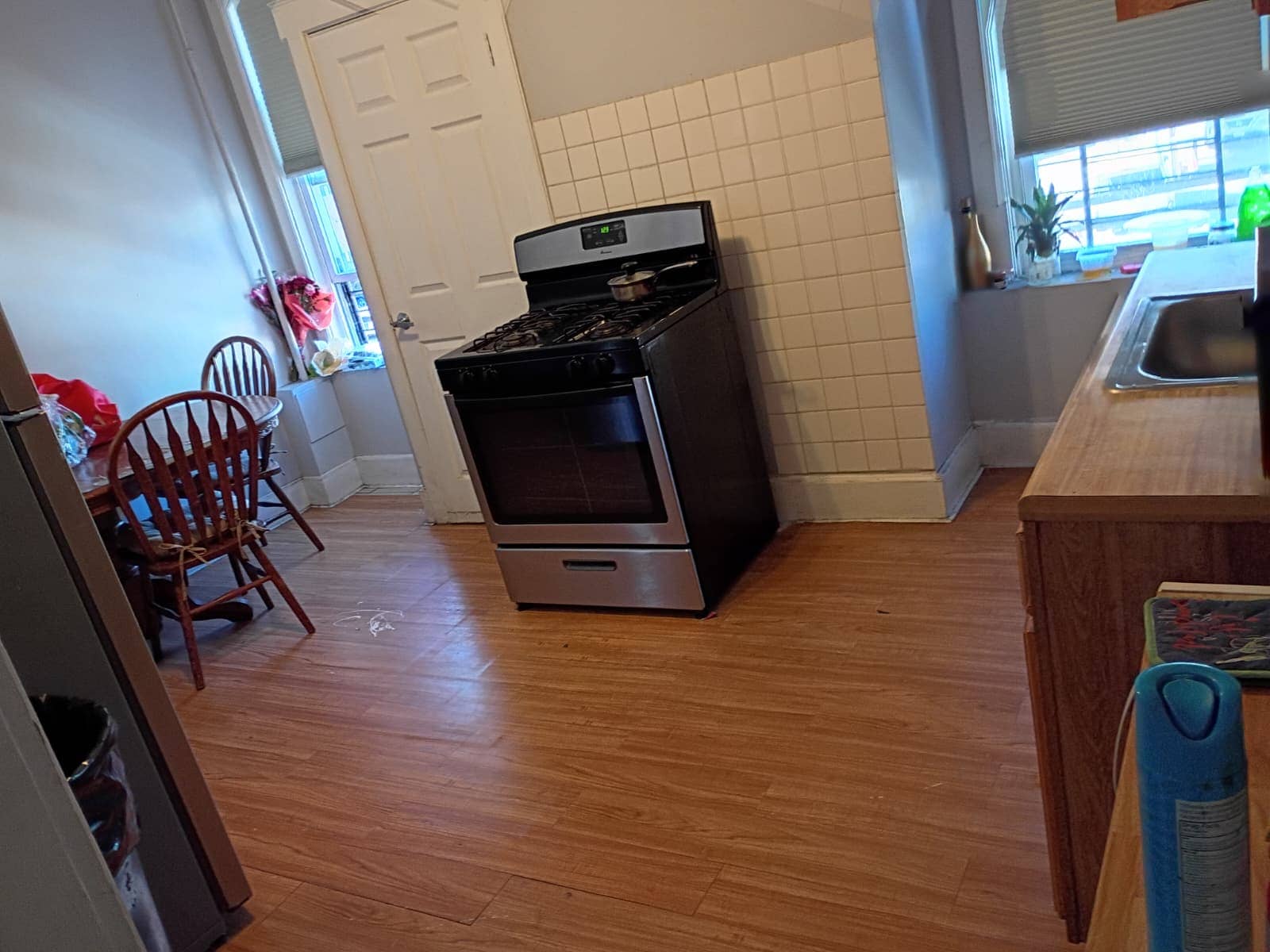 Kitchen after cleaning