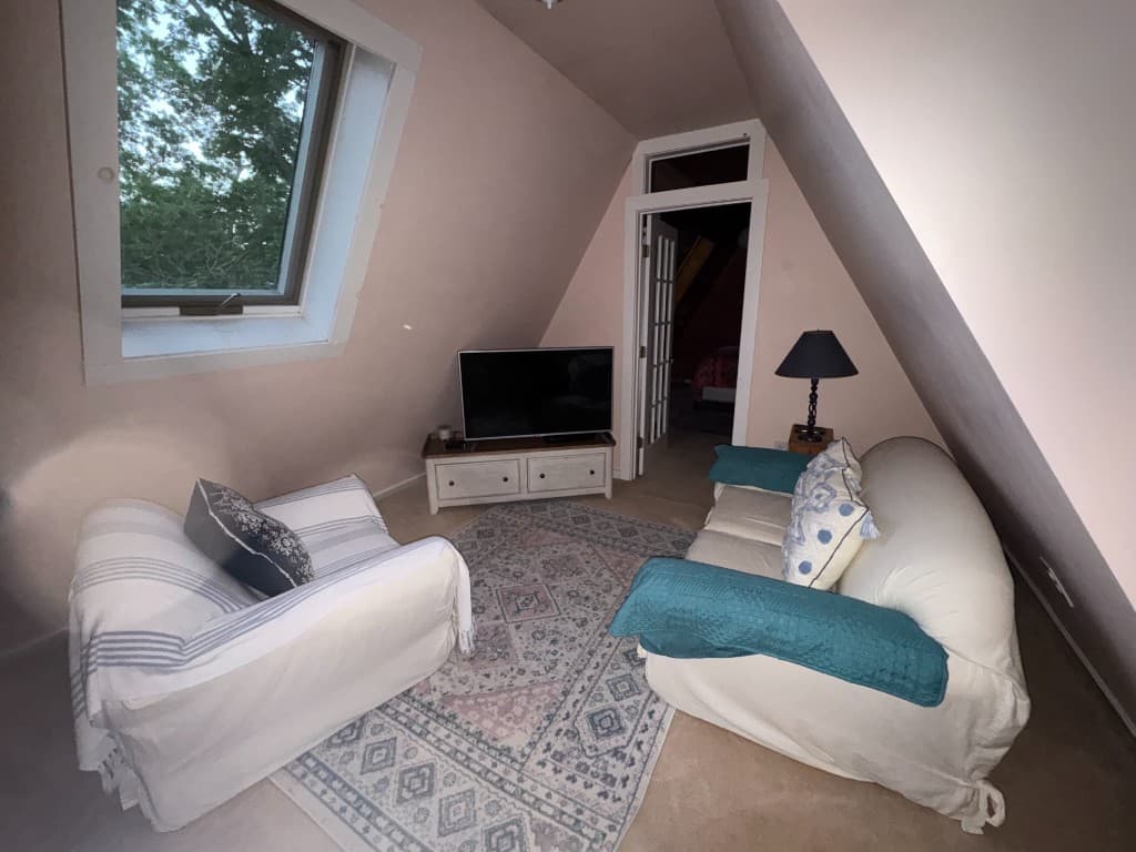 VelocityMaid living room refresh for Vermont vacation rental